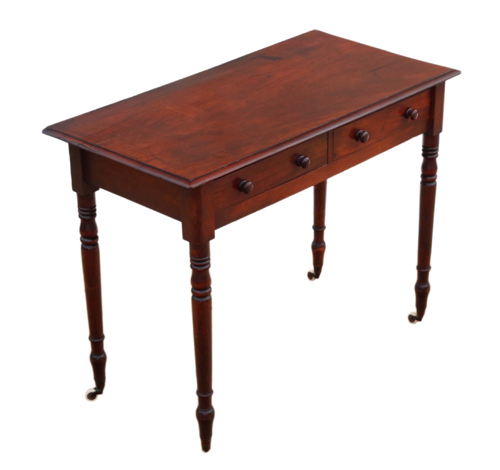 Victorian C1860 mahogany desk View V