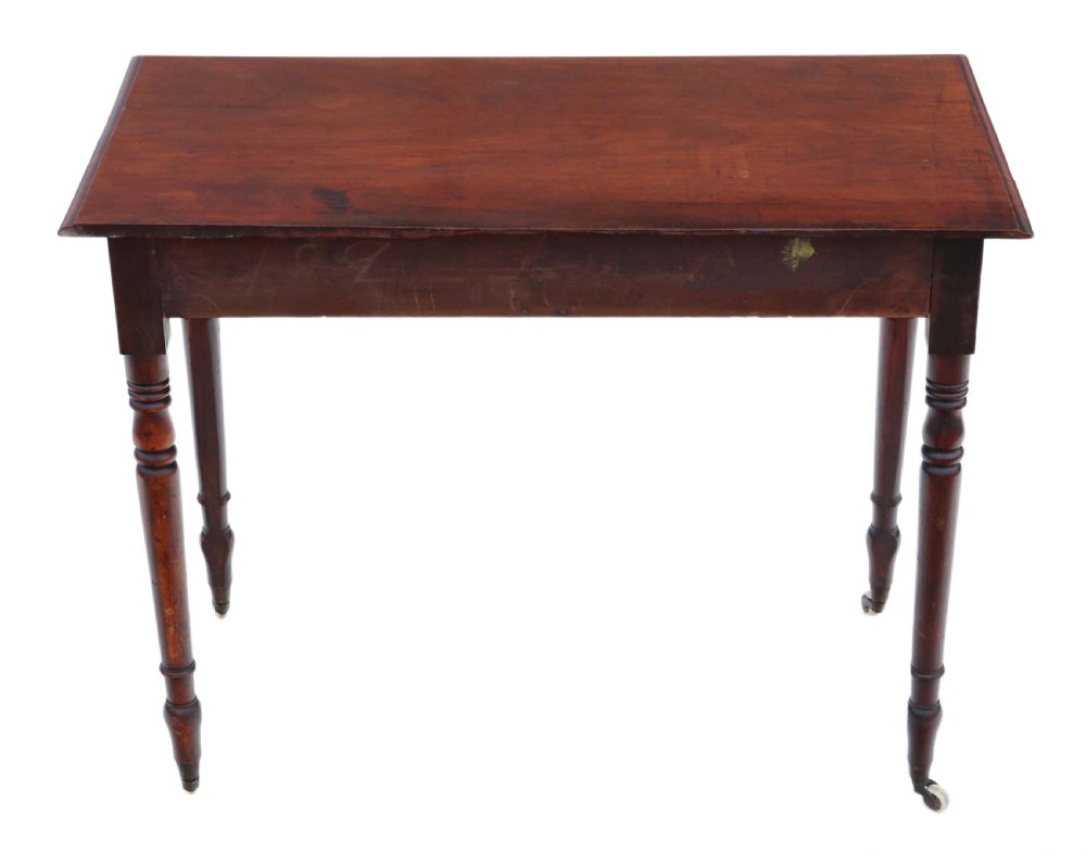 Victorian C1860 mahogany desk View VII