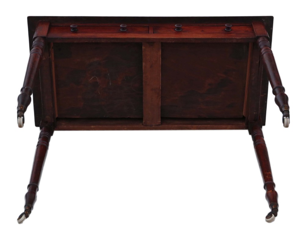 Victorian C1860 mahogany desk View VIII