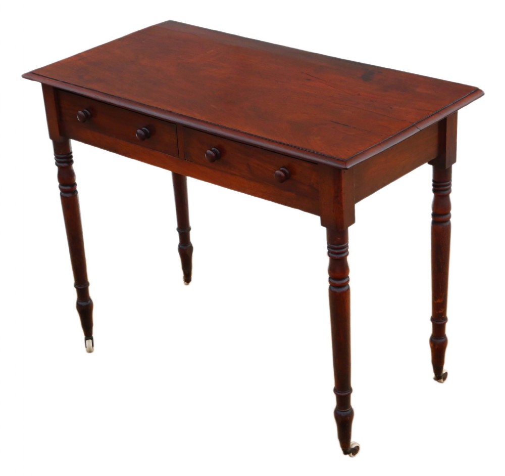 Victorian C1860 mahogany desk View IX