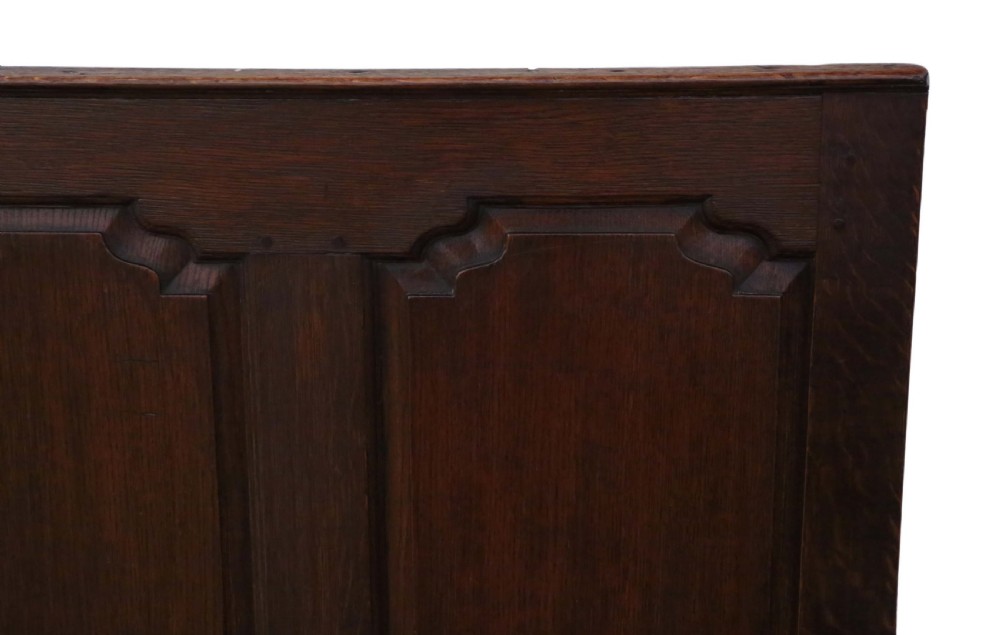 Georgian oak settle bench daybed View VI