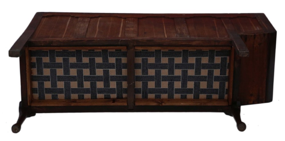 Georgian oak settle bench daybed View X