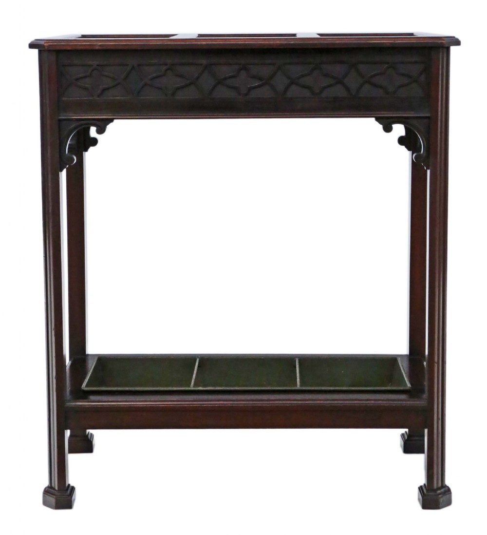 Edwardian mahogany hall stand View III