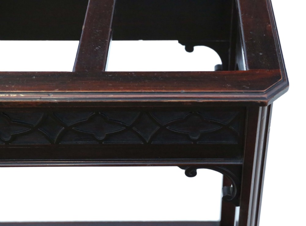 Edwardian mahogany hall stand View V