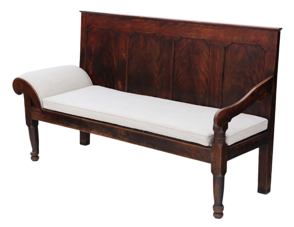 Georgian mahogany sofa daybed 