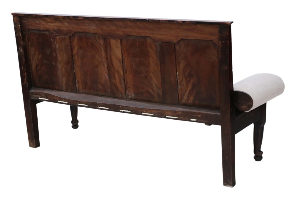 Georgian mahogany sofa daybed  View IX
