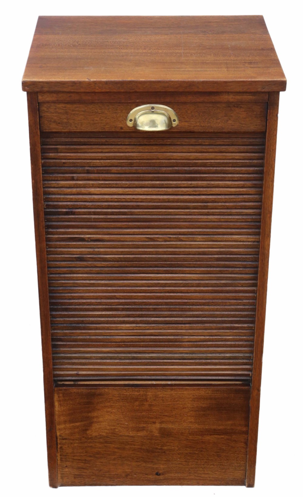 Mahogany tambour fronted filing cabinet C1920