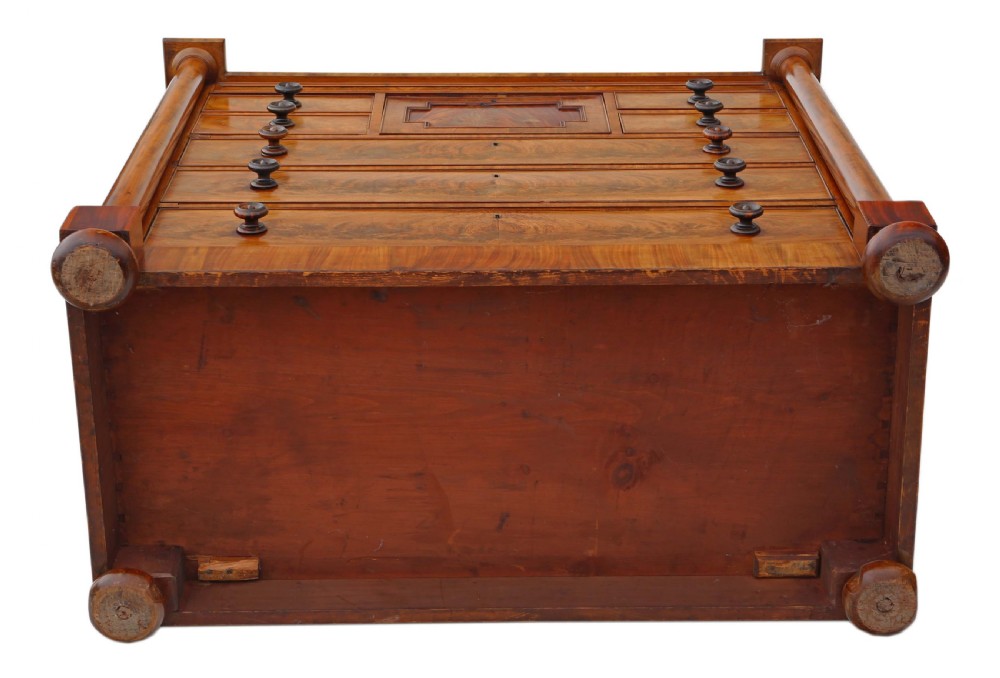 Regency flame mahogany chest of drawers View VII