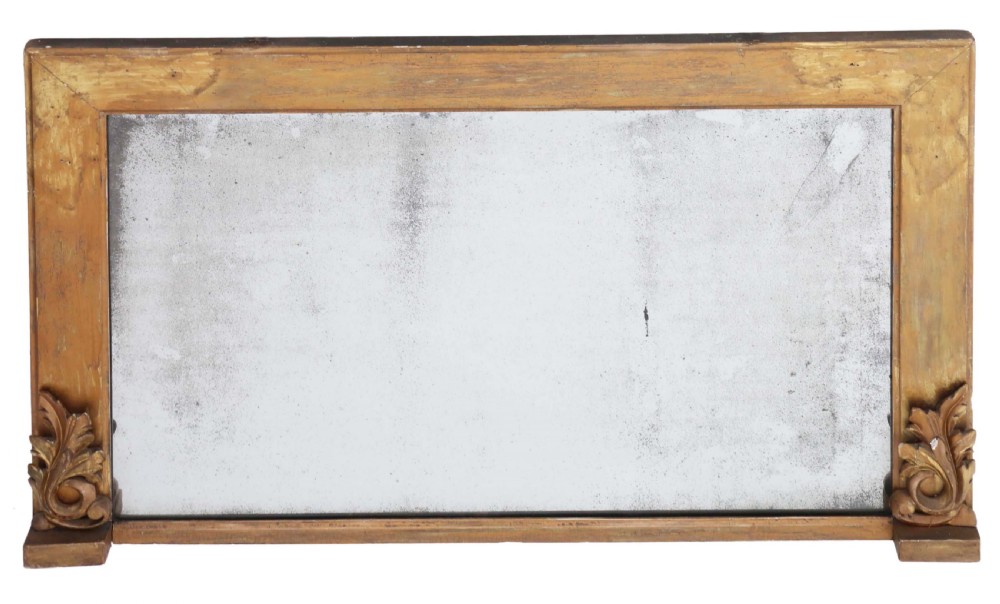 Mid 19th Century gilt overmantle wall mirror  View II