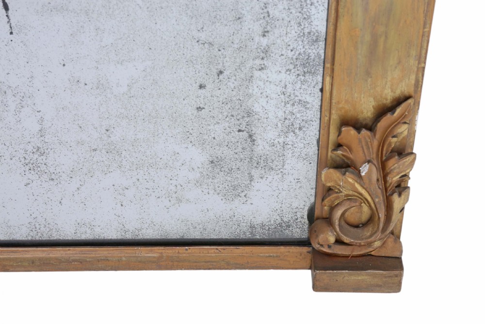 Mid 19th Century gilt overmantle wall mirror  View IV