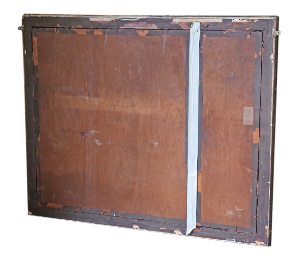 Late Victorian gilt wall mirror overmantle View VII