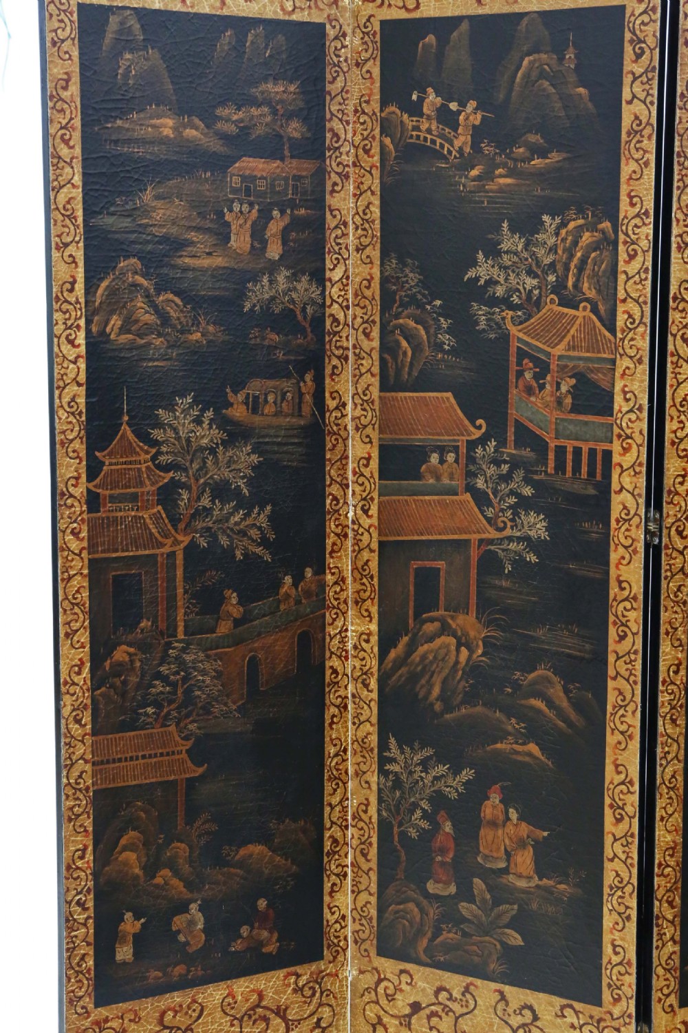 Chinoiserie C1915 dressing screen room divider  View IV