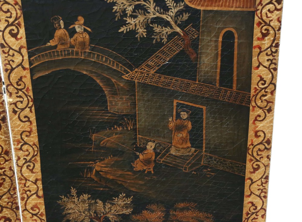 Chinoiserie C1915 dressing screen room divider  View VIII