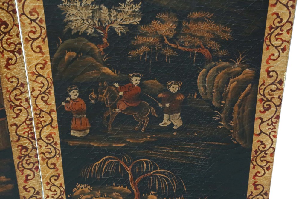 Chinoiserie C1915 dressing screen room divider  View IX