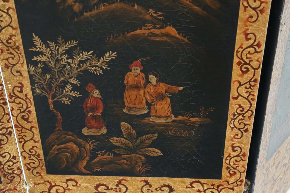 Chinoiserie C1915 dressing screen room divider  View XI