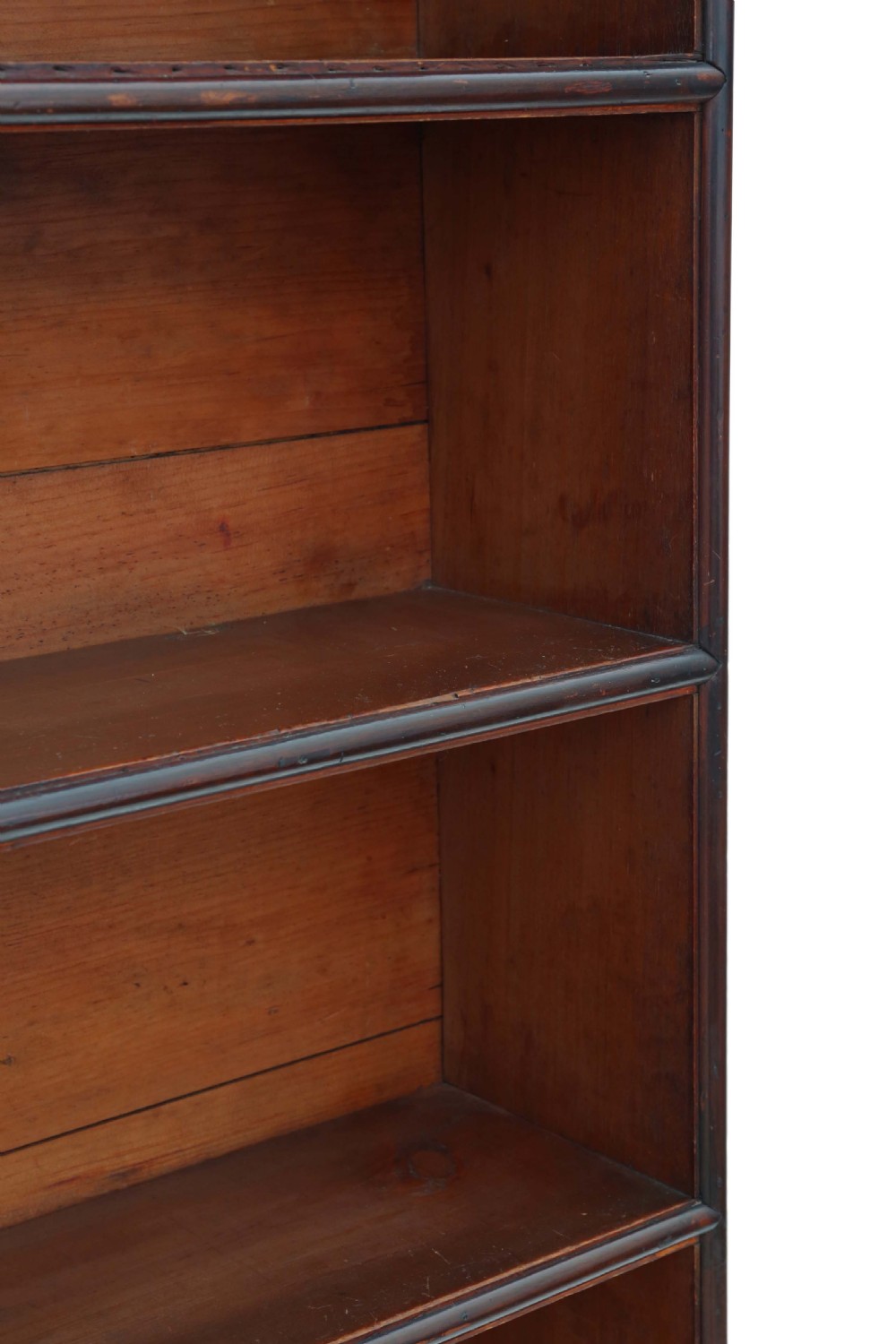Victorian C1870 tall mahogany bookcase View IV