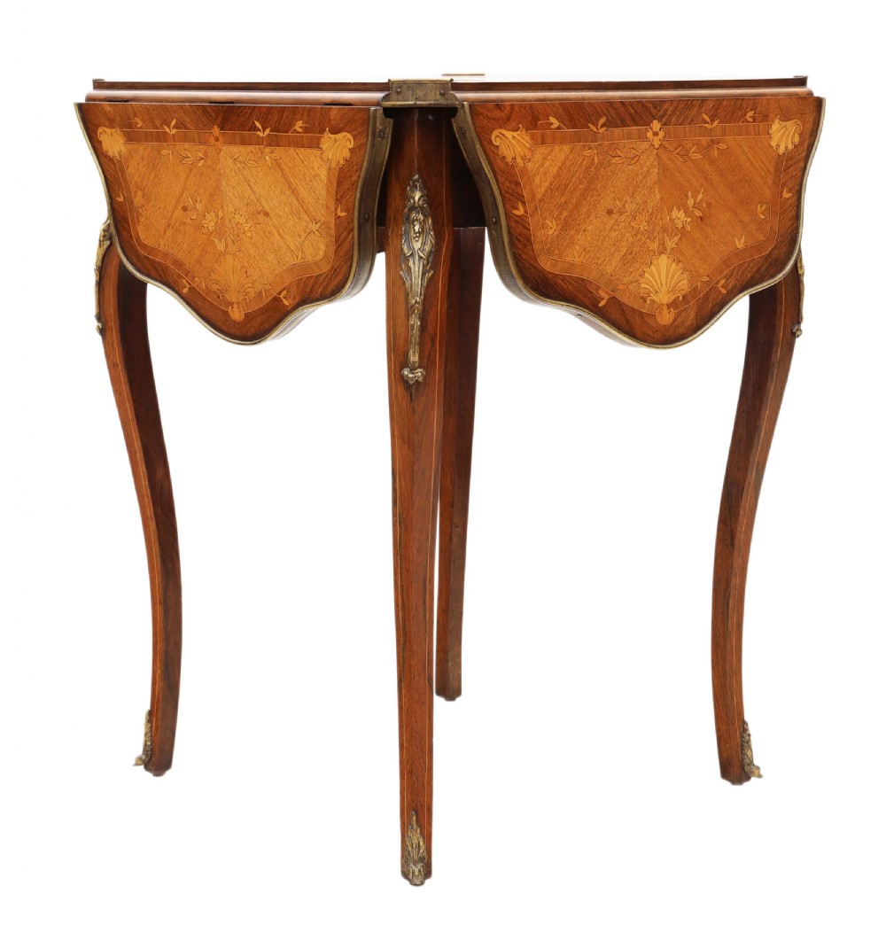 Folding marquetry centre table  View VI