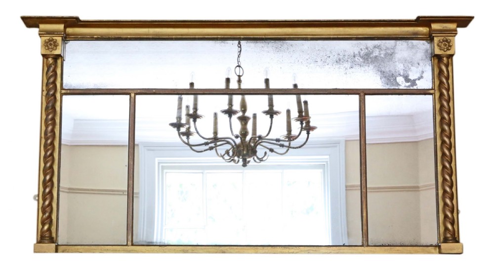 Regency overmantle wall mirror C1825 