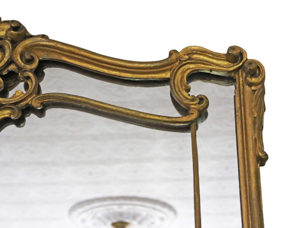 Victorian overmantle or wall mirror C1850  View IV