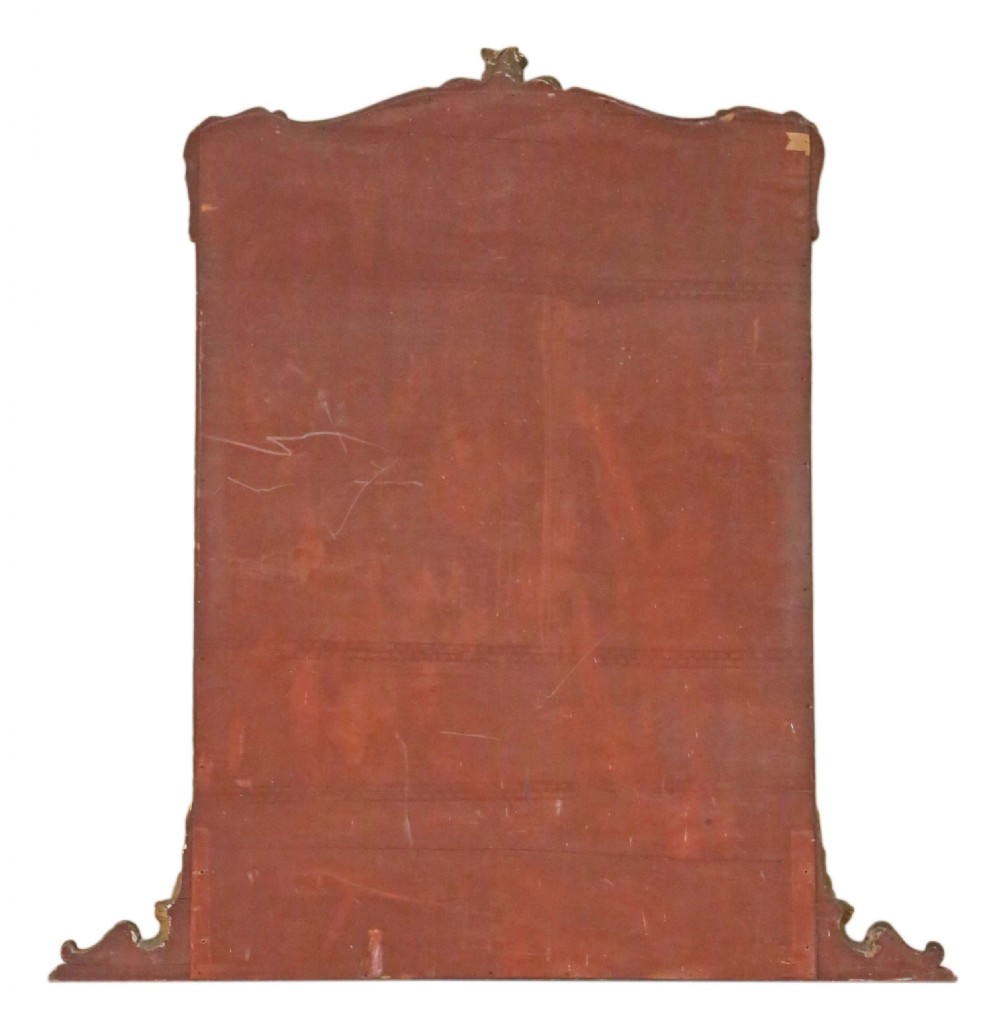 Victorian overmantle or wall mirror C1850  View VIII