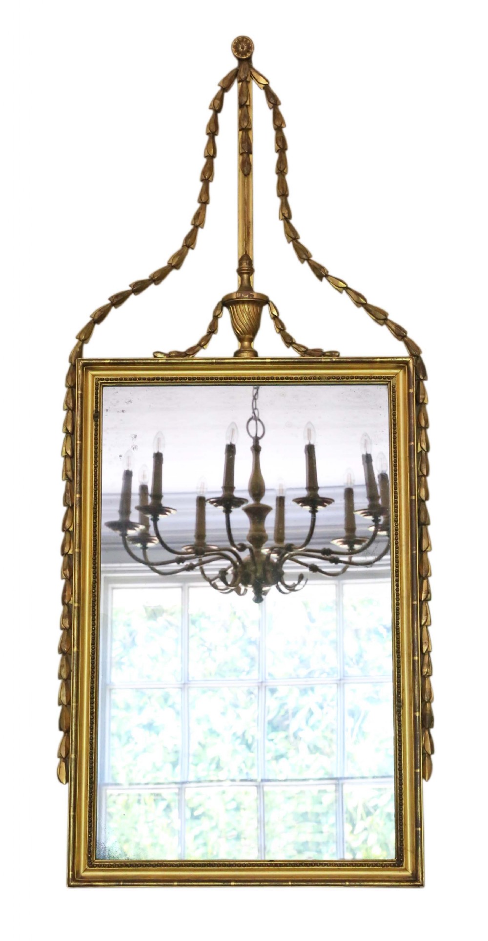 Georgian overmantle wall mirror C1810 
