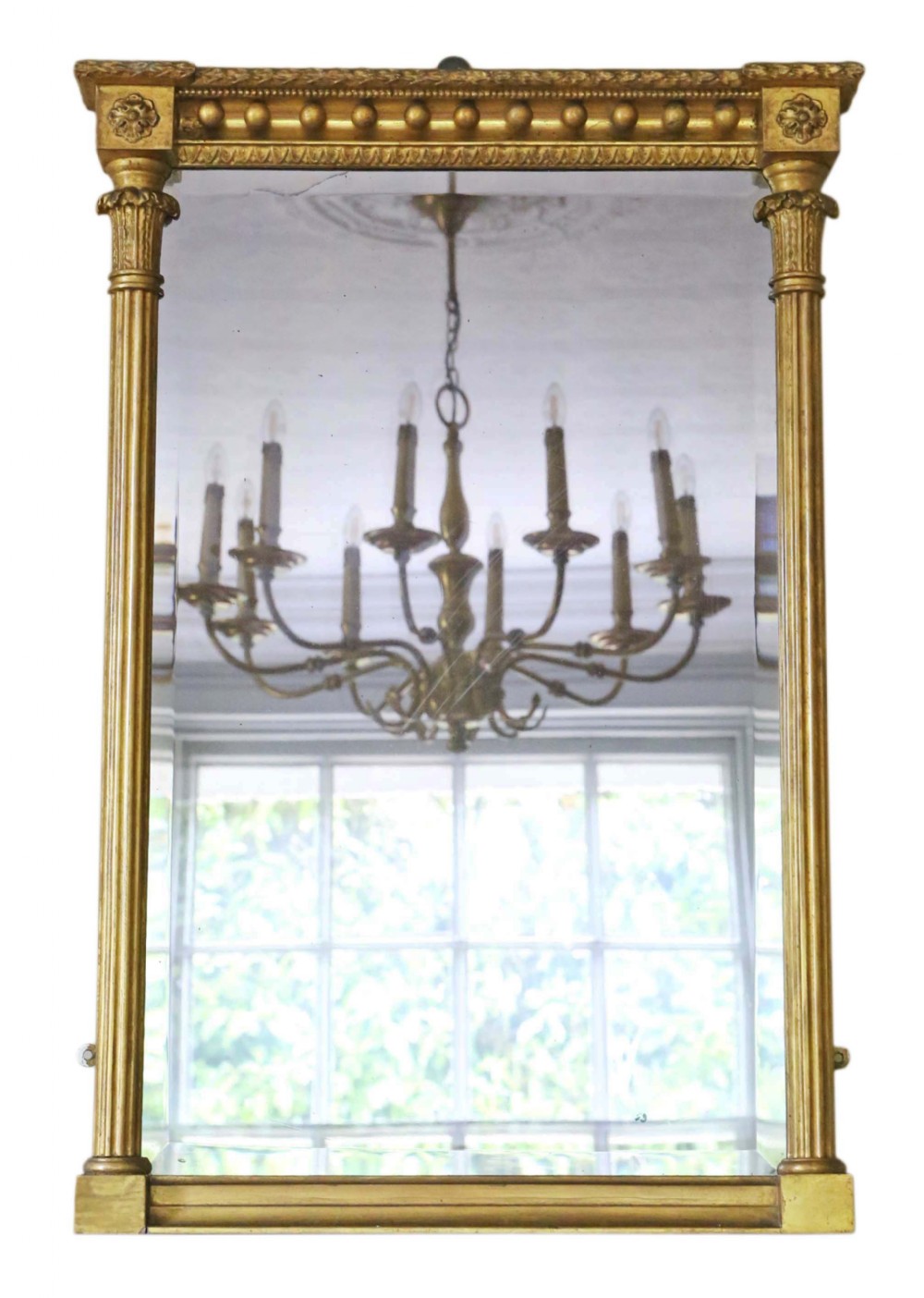 Regency gilt pier wall mirror