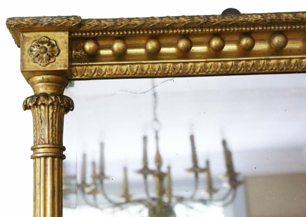 Regency gilt pier wall mirror View VI