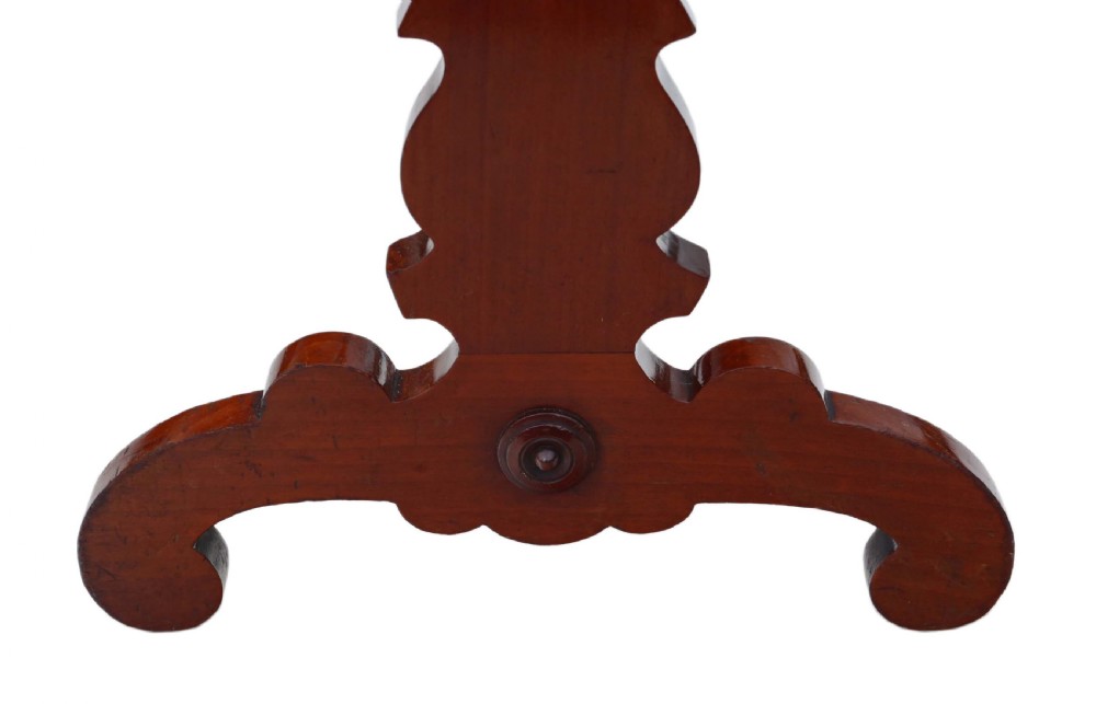 Victorian mahogany C1890 towel rail stand  View VII