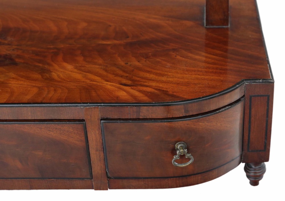 Georgian mahogany swing dressing table mirror C1800-20  View III