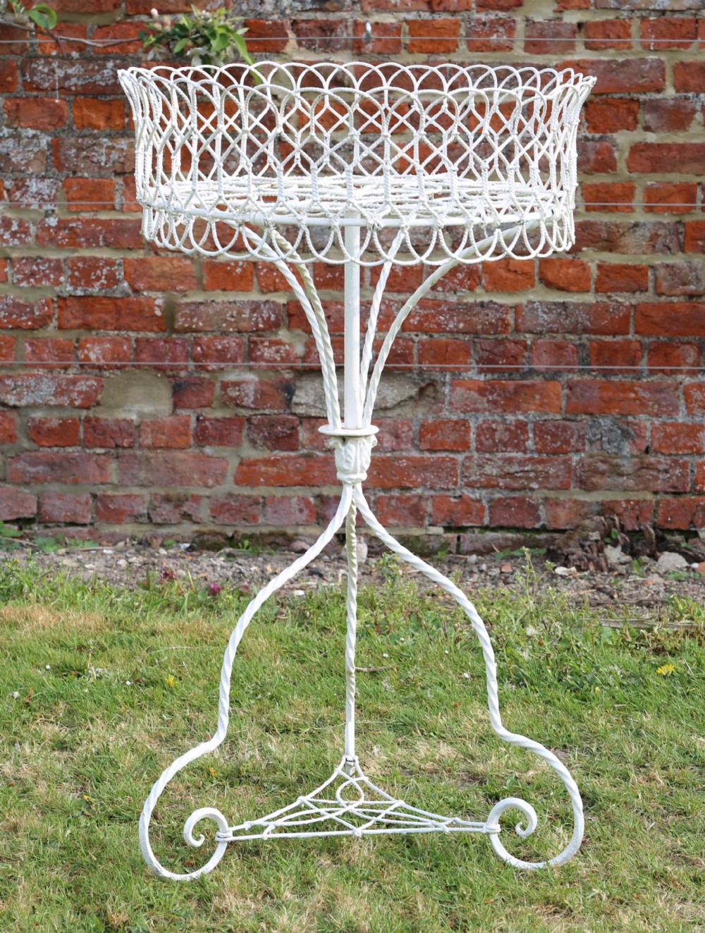 Victorian classical orangery rotating wirework planter