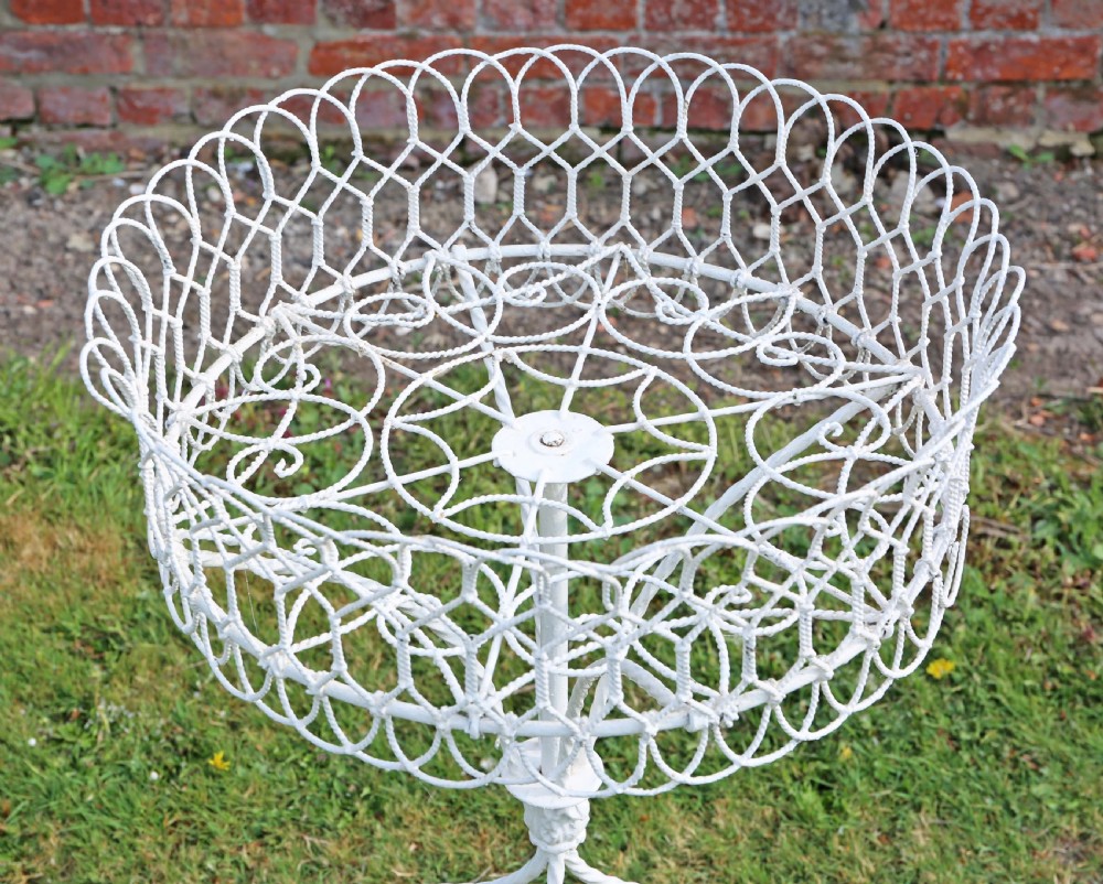 Victorian classical orangery rotating wirework planter View V