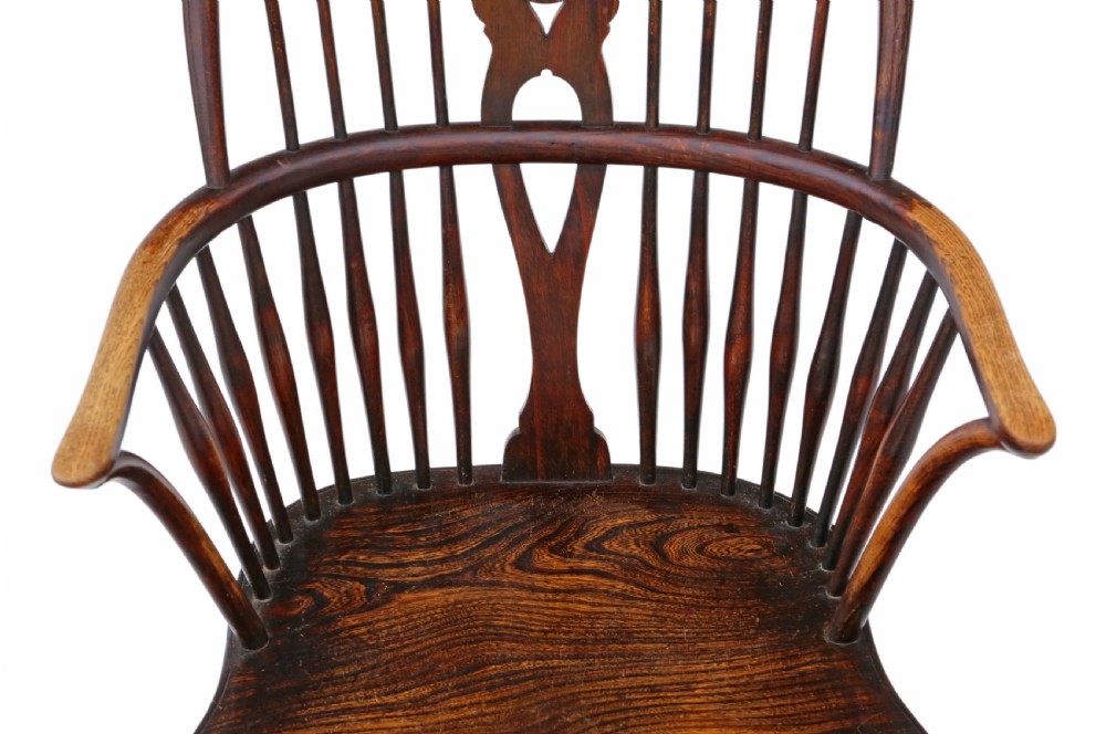 Pair of Trevor Page ash & elm Windsor armchairs  View VII