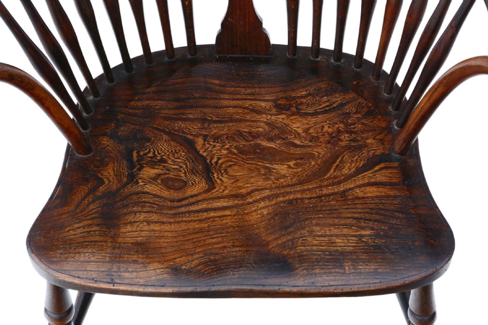 Pair of Trevor Page ash & elm Windsor armchairs  View VIII