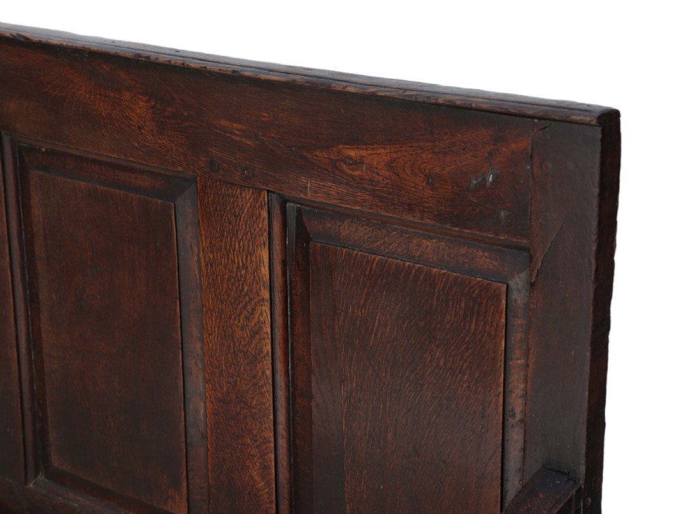 Georgian oak settle View III