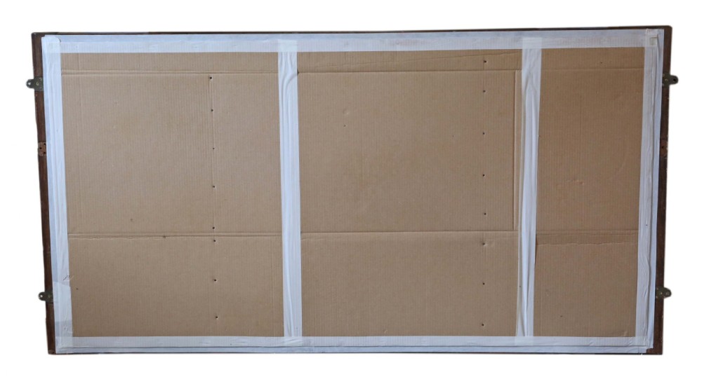 Victorian carved oak wall mirror View VIII