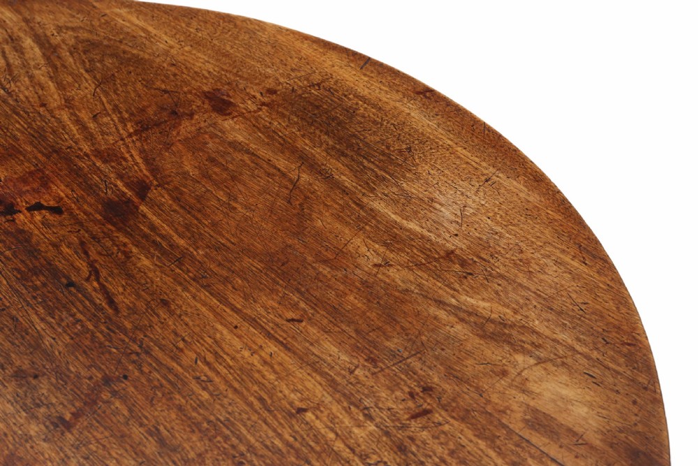 Georgian C1800 mahogany dining table View IV