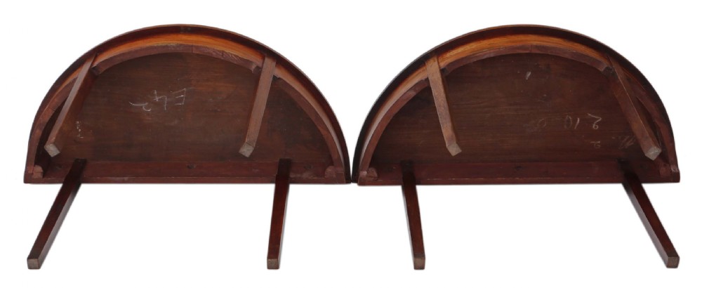 Georgian C1800 mahogany dining table View IX