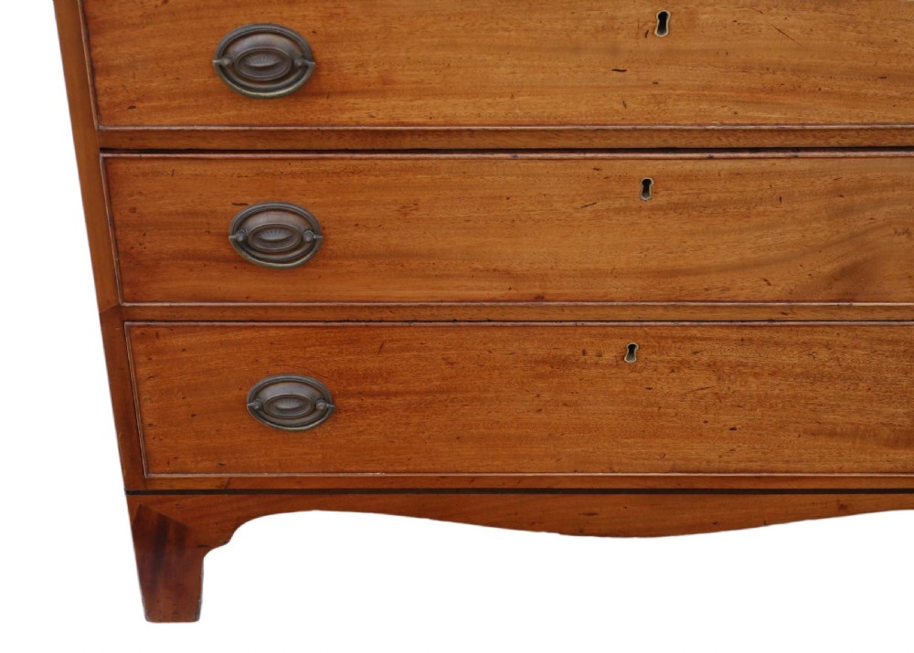 Georgian C1800 mahogany bureau View VIII