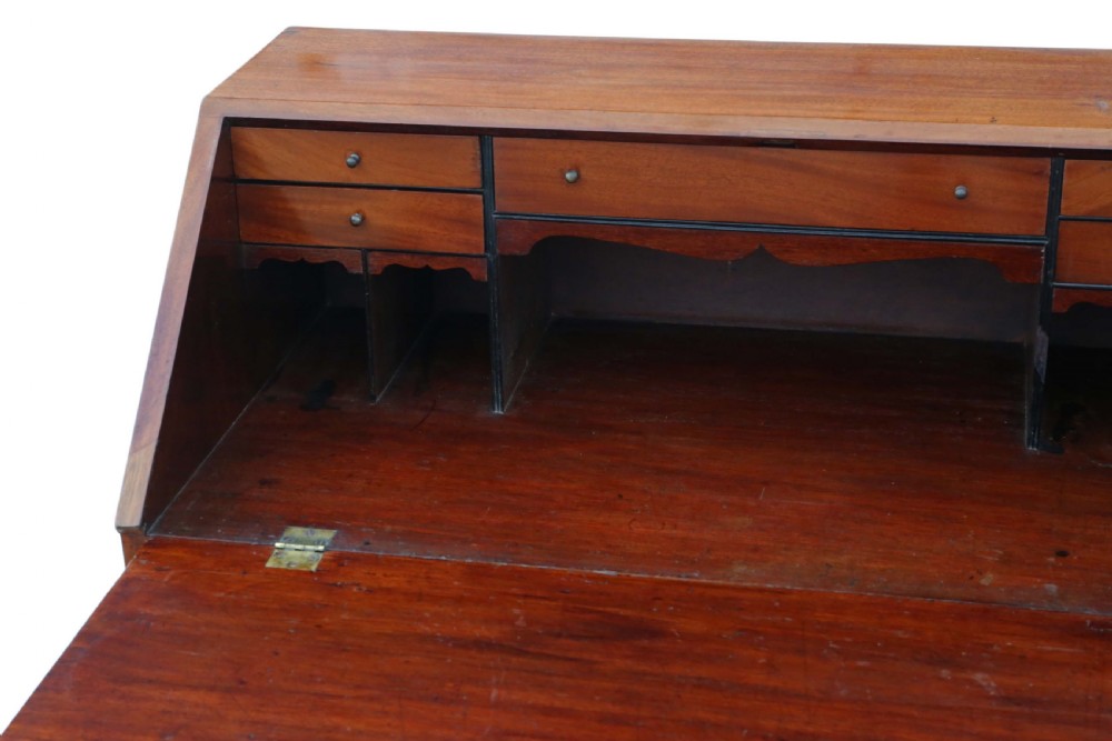 Georgian C1800 mahogany bureau View X