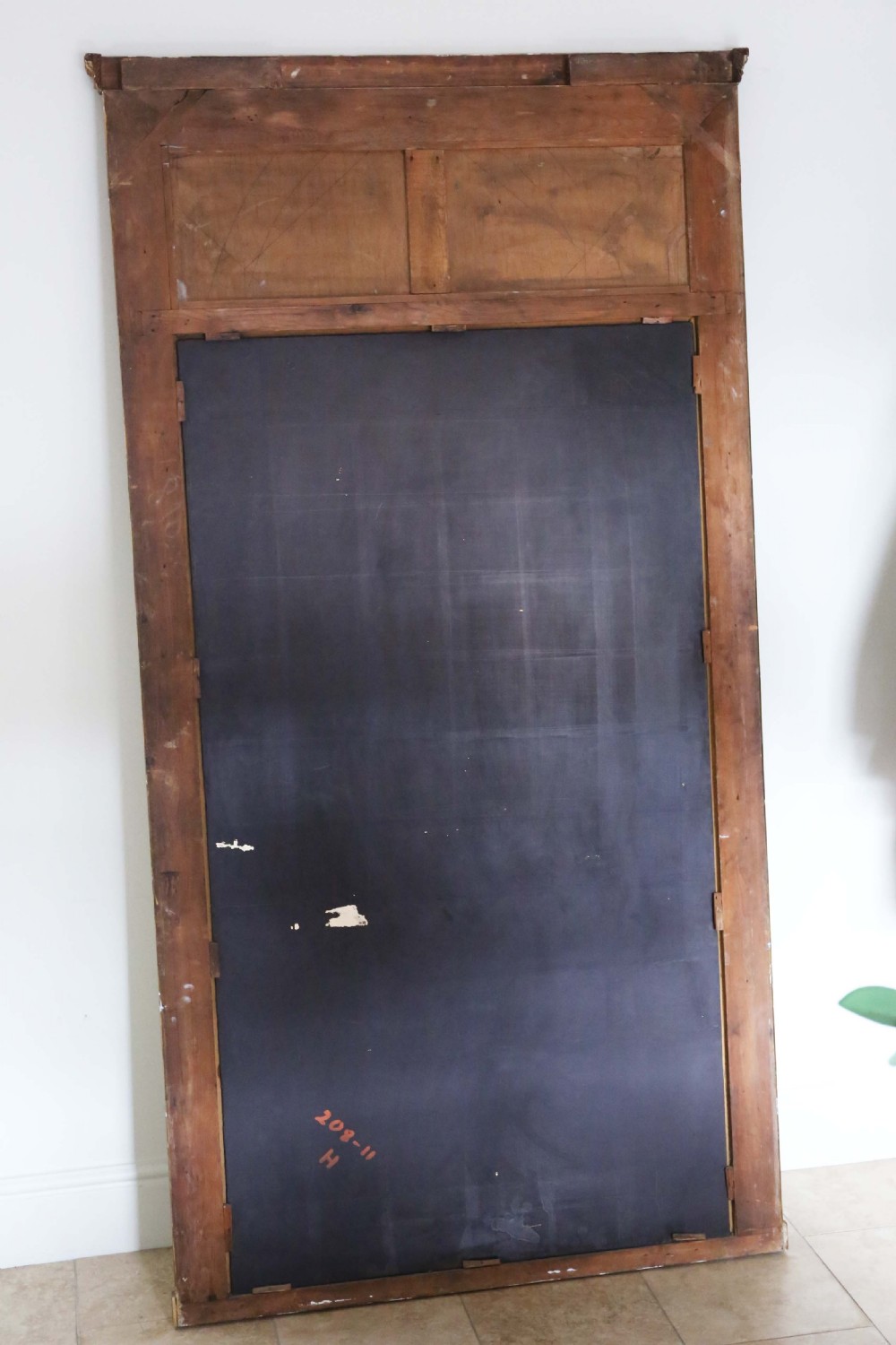 Antique very large fine quality 19th Century gilt full height wall mirror View VII