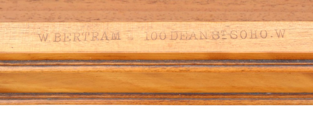 Victorian satin birch desk View IX