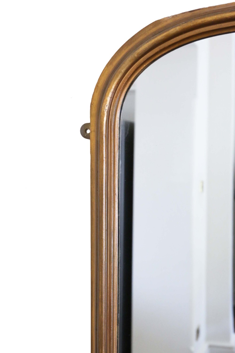 Victorian gilt full height arched wall mirror View II
