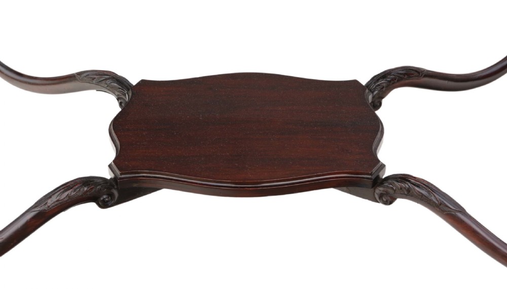 Victorian mahogany bijouterie display cabinet table View VI