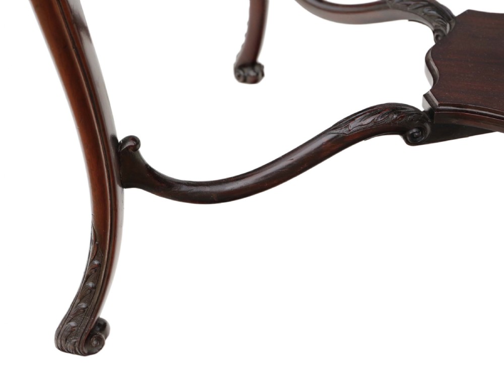 Victorian mahogany bijouterie display cabinet table View VII