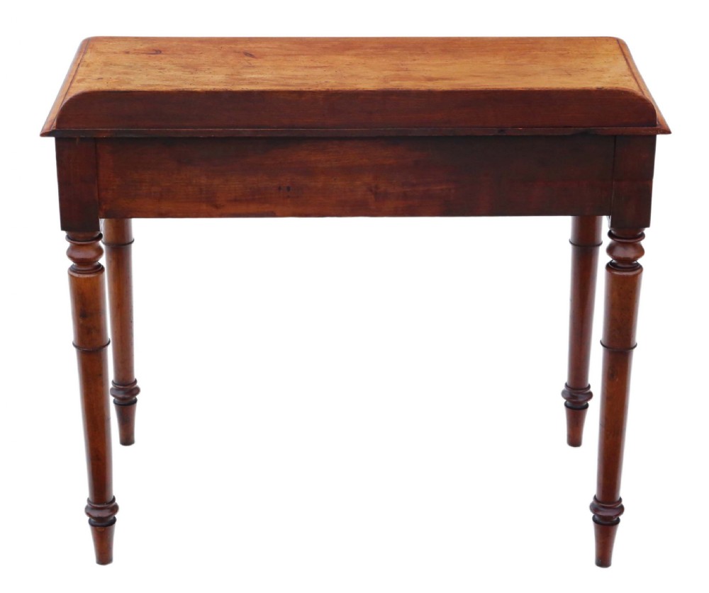 Victorian C1870 mahogany writing table View VIII