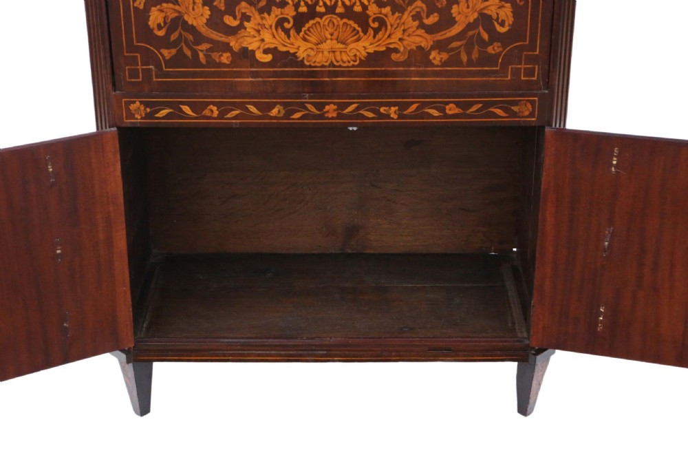 19th Century Dutch Marquetry abattant desk View VII