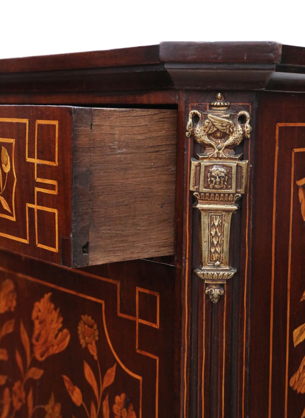 19th Century Dutch Marquetry abattant desk View IX