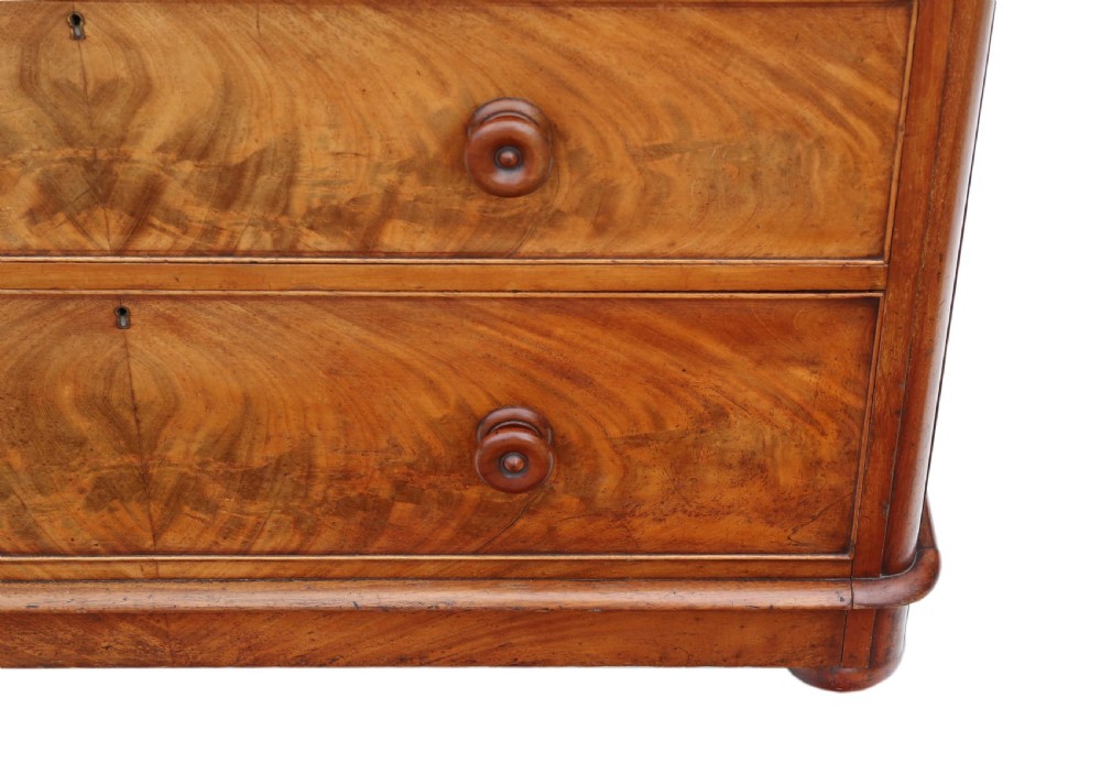 Victorian 19th Century quality mahogany dressing chest View V