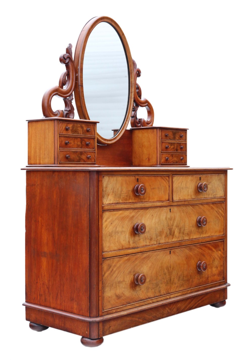 Victorian 19th Century quality mahogany dressing chest View IX