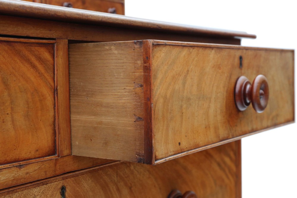 Victorian 19th Century quality mahogany dressing chest View X